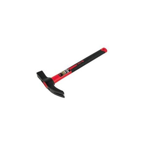 Mob Outillage – Marteau de coffreur 375mm – Manche tri-matière aimanté – Pour béton armé et chantiers humides – Largeur tête 40mm
