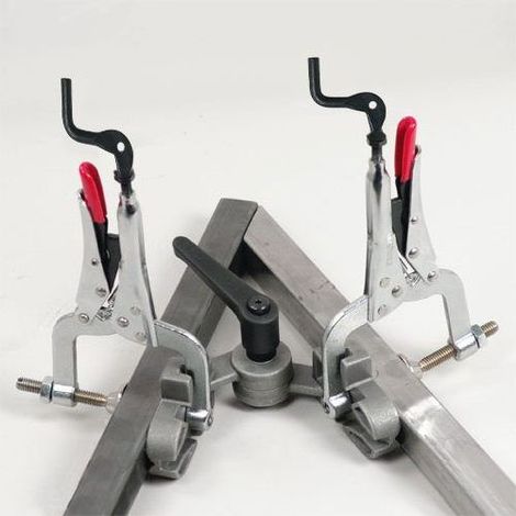 Pince étau réglable 30-275° pour assemblages ronds et plats – Profondeur de gorge 76mm – Capacité max 76mm – Poids 1.1kg