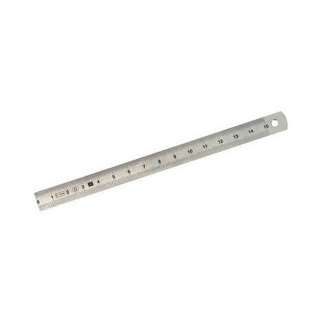 Mob Outillage – Règle flexible en acier inoxydable 20cm – Graduation indélébile sur deux faces – Finition antireflet pour précision – Trou d'accroche pratique