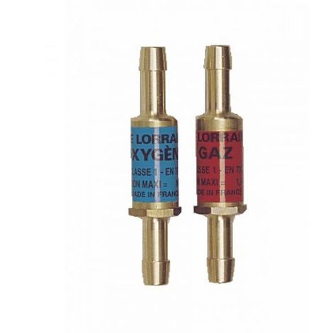 Paire de clapets anti-retour pare flamme DA Ø 6.3 mm