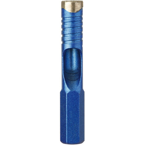 Diager – Foret béton diamant Blue Ceram 426 Ø 8 – Emmanchement 6 pans – Longueur utile 20 – Longueur totale 55