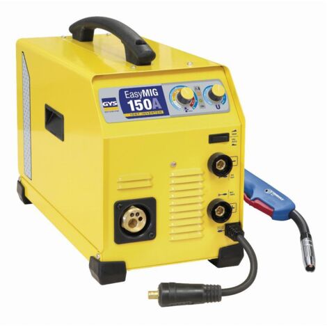 GYS – Poste à souder MMA Easymig 150 – MIG/MAG et MMA – Intensité 200A – Tension 230V – Électrode Ø 0,6 à 0,9mm – Accessoires inclus