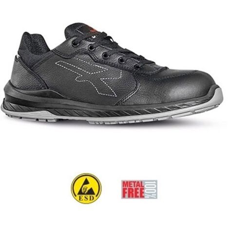 Chaussures Sécurité Basses S1P SRC ESD Gris / Orange UPOWER "RYDER