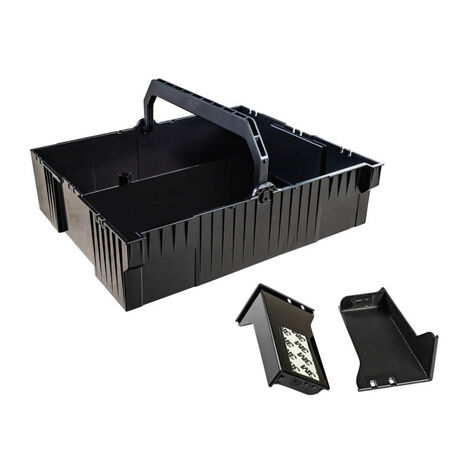 Panier amovible pour boîtes L-BOXX 238 et 374 – Accessoire pour servante d'atelier – Séparation outils électroportatifs et outillage à main – Hoffmann