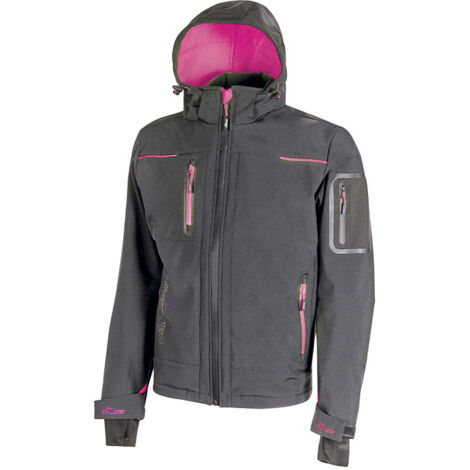 Veste de travail SPACE LADY Grey Fucsia Taille 2XL UPOWER
