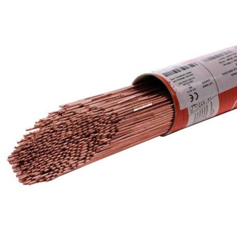 Baguette TIG acier F57BP 2.4mm – Étui de 5kg – Soudage aciers au carbone et faiblement alliés – Résistance à la traction 530 MPa