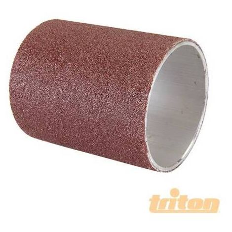 Triton – Manchon abrasif de ponceuse 66mm – Grain 80 pour bois dur – Finition lisse et professionnelle – Compatible tambour de ponçage
