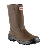 Honeywell – Bottes de sécurité Bacou Silvex S3 – Cuir pleine fleur hydrofuge – Semelles anti-perforation acier – Isolation froid HI CI