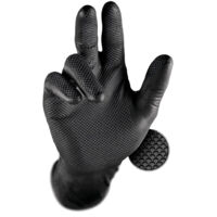 Gants en nitrile Grippaz Issaline 246BK noirs - S - Noir
