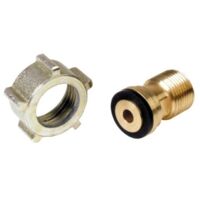 Guilbert Express – Raccord gaz direct pour bouteille butane – Sortie filetée mâle 3/8'' G – Fixation raccord – 963B