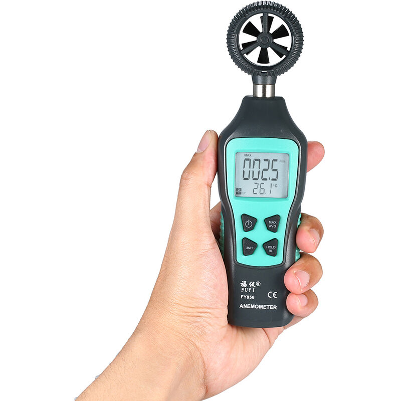 DT-619 Thermo Girouette Anémomètre Vitesse du Vent CFM CMM débit d'air température mètre nouveau 