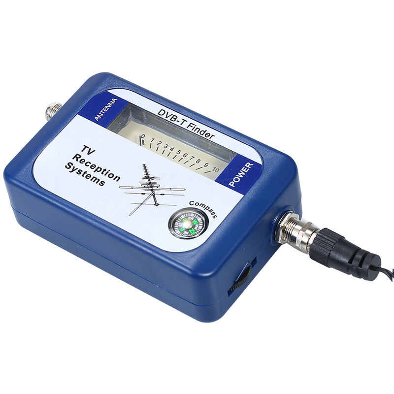 Bopfimer TV Antenne Finder Antenne NuméRique Terrestre Signal MèTre Pointeur TV Satellite RéCepteur 
