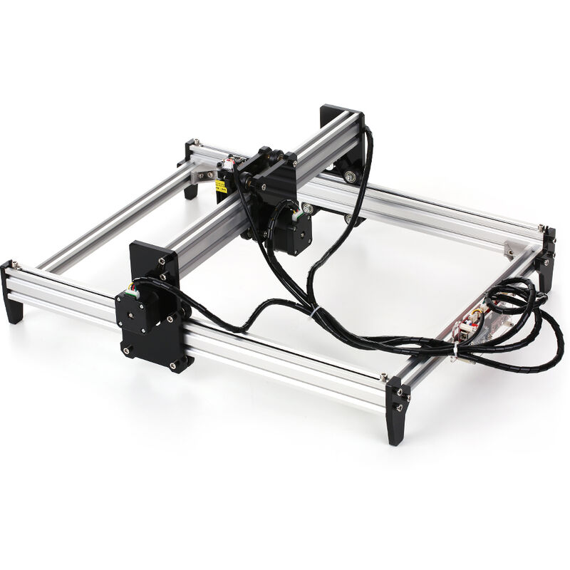17x20cm 4YANG 7000MW Machine de gravure laser Machine de gravure bricolage imprimante de bureau en plastique à 2 axes en bois logo image de marque 