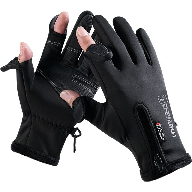 conduite femmes course marche gants de cyclisme à manchette élastique pour cyclisme gants thermiques légers pour hommes gants d'écran tactile avec silicone antidérapant Coikes Gants d'hiver