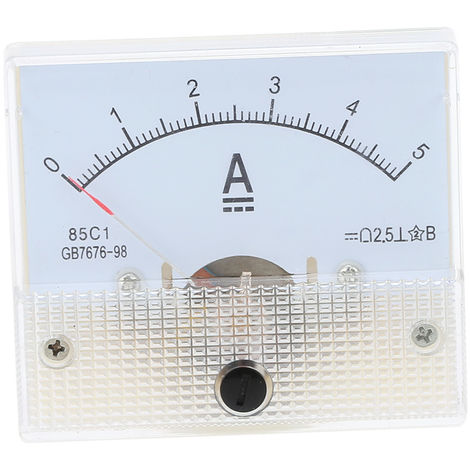 Fine Turning Cadran Analogique Panneau Ampèremètre Jauge Testeur DC 0-3 A 44C2
