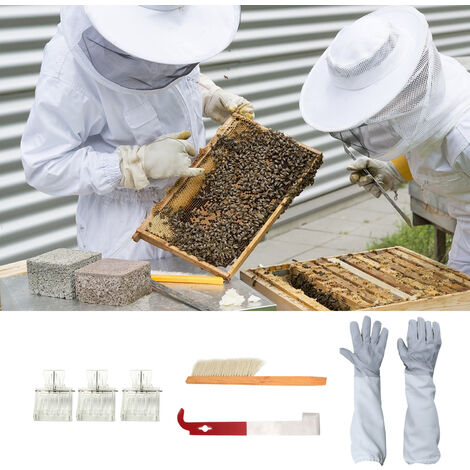 1000pcs abeille cadre en laiton nid d\'abeilles oeillets apiculteurs outils 