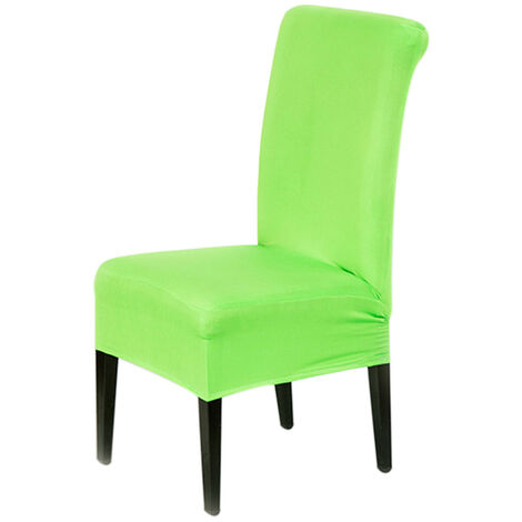 Housse de chaise extensible en tissu elastique lavable amovible, Vert fruit