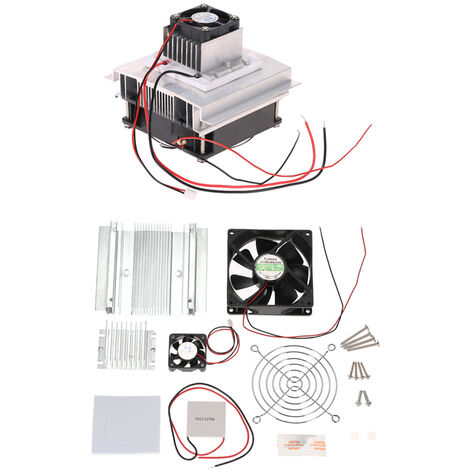 réfrigérateur de semi-conducteur kit de système de refroidissement de semi-conducteur de réfrigérateur de DIY 12V Petit module de refroidissement électronique à faible bruit 