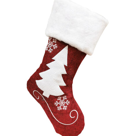 Bas De Noel Cadeau Tissu Pere Noel Sock Cadeau Pour Les Enfants Candy Bag Bonhomme De Neige Cerf De Poche Hanging Ornements D Arbres De Noel Sapin De Noel