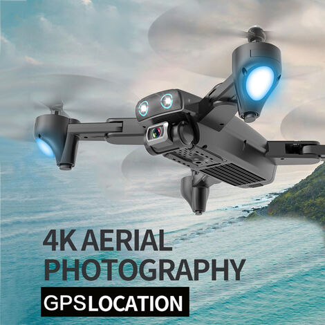 4K Drones avec Caméra pour Adultes Débutant Profesional GPS Flux Optique Positionnement Drones 5Ghz FPV Wifi Vidéo En Direct Drones avec 25 Minutes Temps de Vol RC Quadcopter