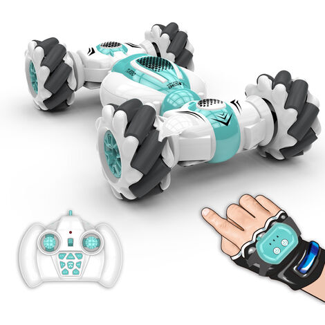Nouveau Mini Remote control 360 roulettes Stunt véhicule micro voiture de course jouet 