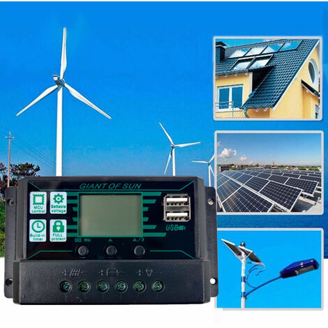 Énergies éolienne et solaire contrôleur numérique Smart Control Boost usage domestique 