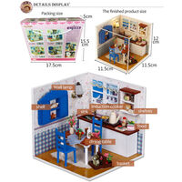 Maison de poupee Maison de reve Kit de construction de maison miniature en bricolage