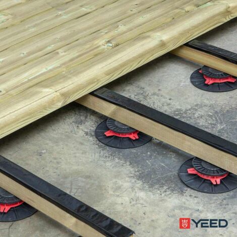 Piede d'appoggio per terrazza in legno o composito  - YEED - Unità