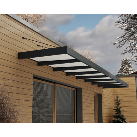 Canopia Marquise de porte Sophia XL Gris / Opale Blanc