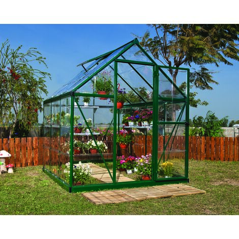 Canopia Serre de jardin Harmony 3,4m² Verte (1/5)