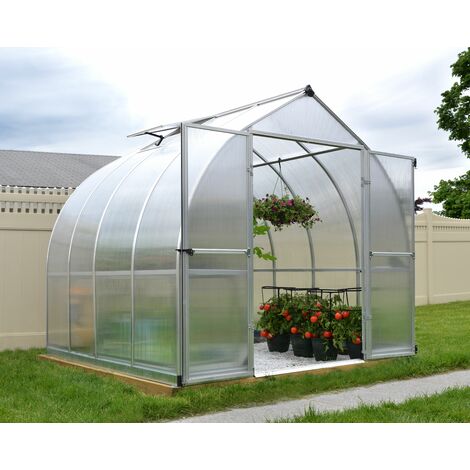 Serre de jardin en polycarbonate double parois CANOPIA BY PALRAM Mythos,  3.4 m²