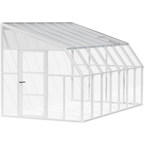 Palram – Véranda Sun Room 6,2 m² en polycarbonate – Structure en résine et aluminium – Résistante aux UV – Installation facile