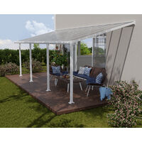 Palram - Canopia | Pergola Olympia Marquesina De Aluminio 739X294 Blanco