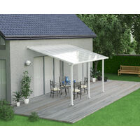 Palram - Canopia | Pergola Olympia Marquesina De Aluminio 425X294 Blanco