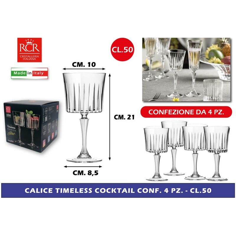 CALICE CONF. 4 PZ. CL.50 TIMELESS COCKTAIL