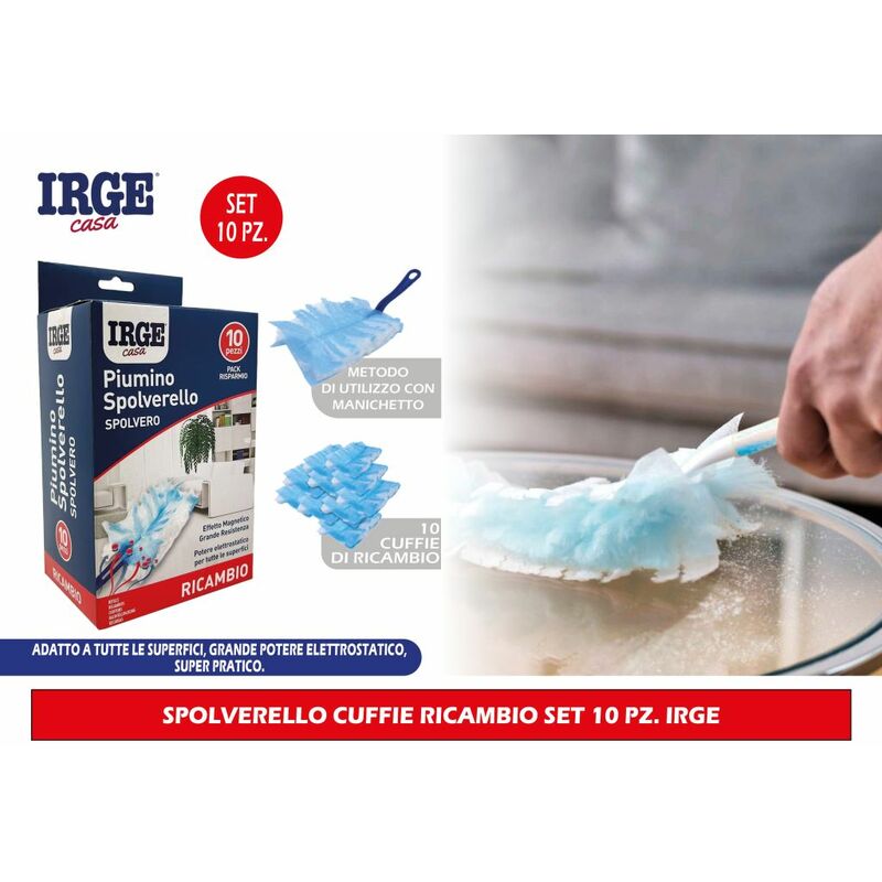 SPOLVERELLO CUFFIE RICAMBIO SET 10 PZ. IRGE