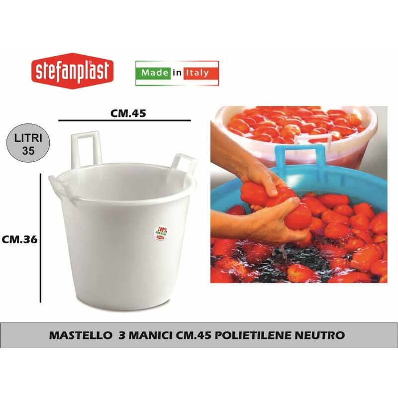 Stefanplast Mastello in polietilene 50 cm