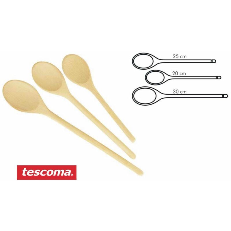 Tescoma Utensili Legno Set Pezzi 3 Woody