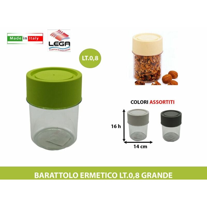 BARATTOLO ERMETICO LT.0,8 GRANDE