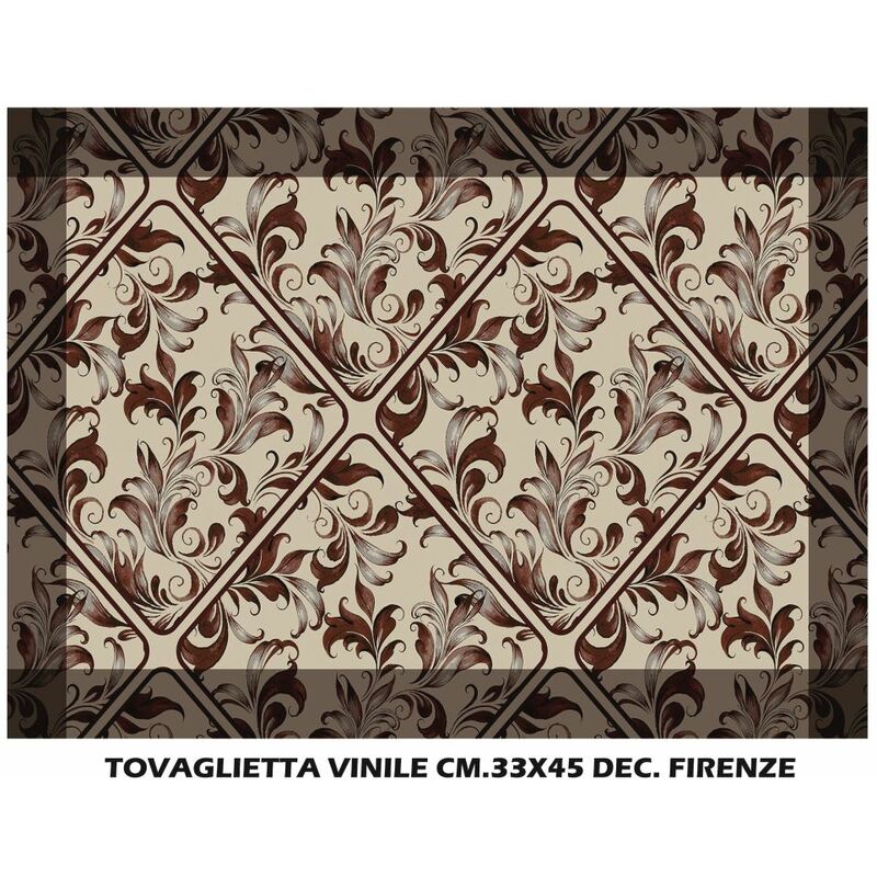 TOVAGLIETTA VINILE CM.33X45 DEC.FIRENZE