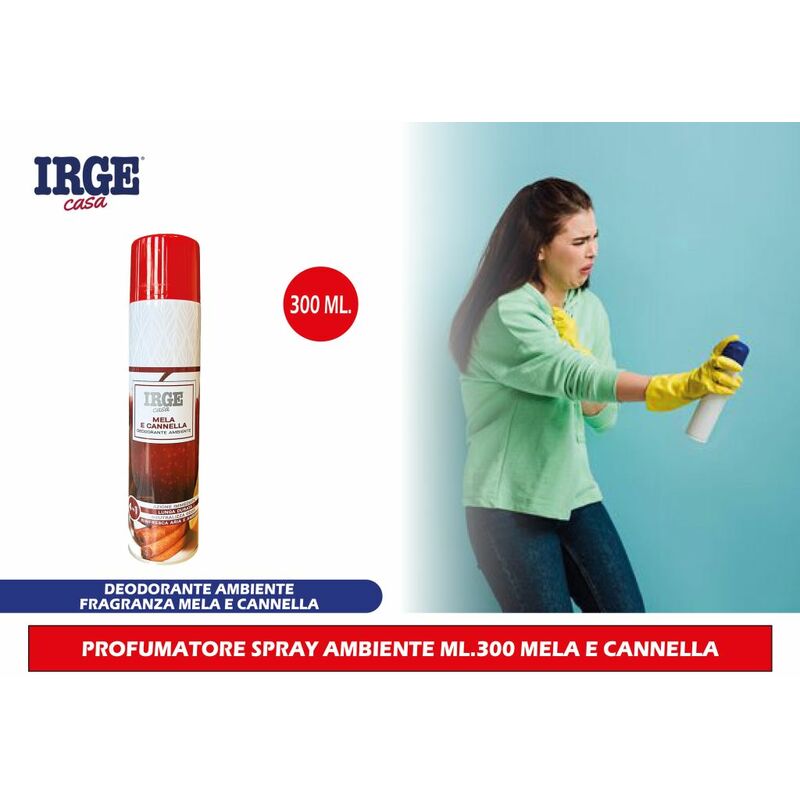 PROFUMATORE SPRAY AMBIENTE ML.300 MELA E CANNELLA