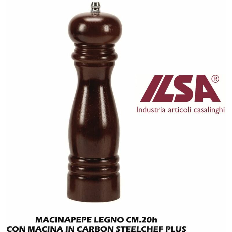 utensili da cucina: macinapepe legno ILSA