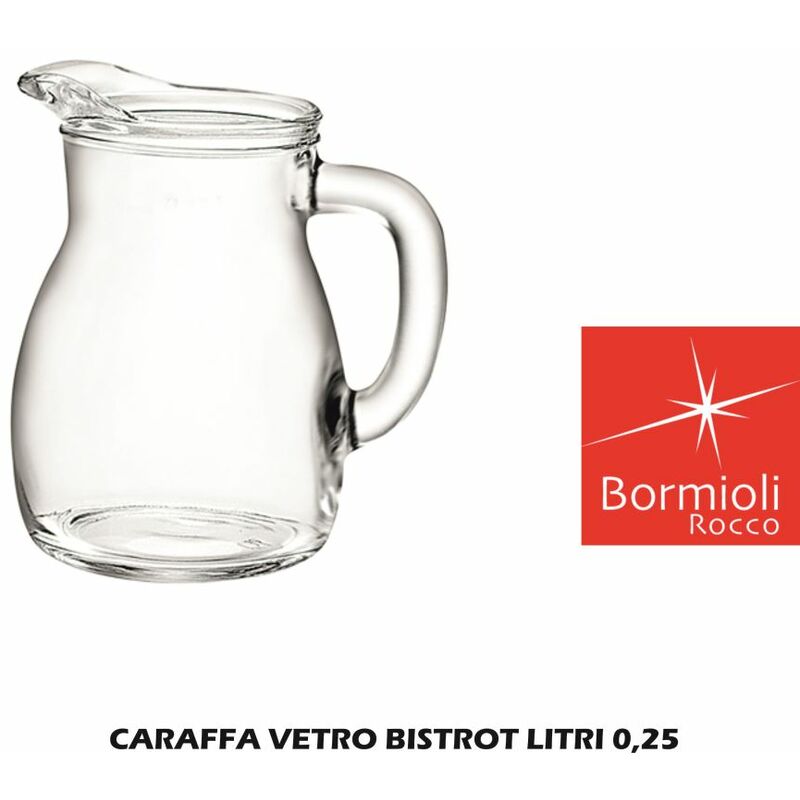 Caraffa in vetro 0,25 litri 
