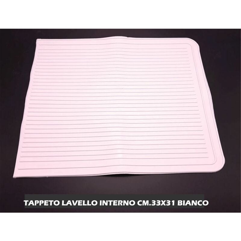 Tappetino lavello Bianco TAP01625A