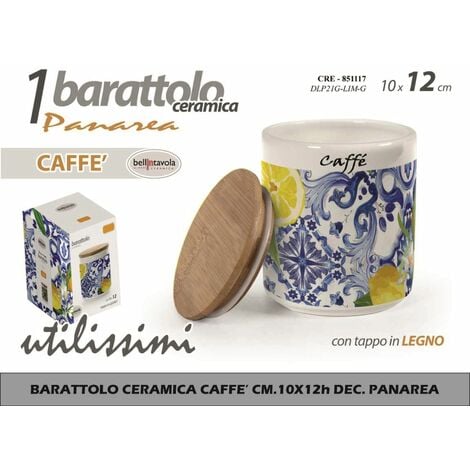 Barattolo da Caffe' Vintage con Chiusura Ermetica