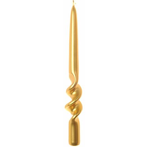 CANDELA SPIRALE LUCIDA CM.2,2X25h ORO