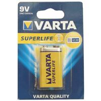 Varta 2022 - 1 pz Batteria a zinco-carbone SUPERLIFE 9V