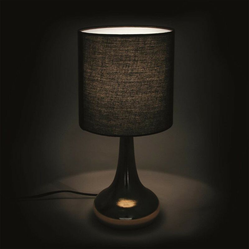 Lampe boule Touch — Lou — Noir —