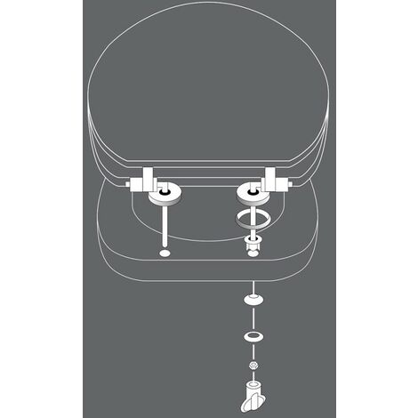 Douceur d'Intérieur, Abattant WC à Charnières Métal (37 x 47 cm) Vagabonde Vert, MDF Imprimé