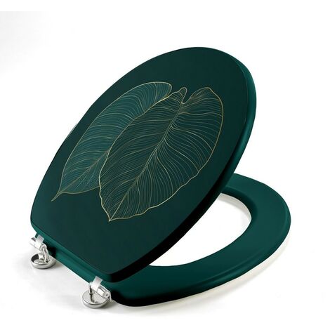 Douceur D'Intérieur, Abattant WC à Charnières Métal (37,5 X